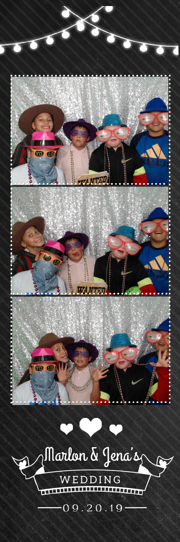 Jena and Marlon's Wedding | View more photos from the event at gallery.photoboothbillings.com/u/PhotoBoothBillings/Jena-and-Marlons-Wedding